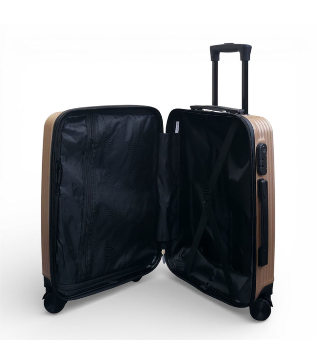 Junee Set of 3 Hard Shell Suitcase in Gold