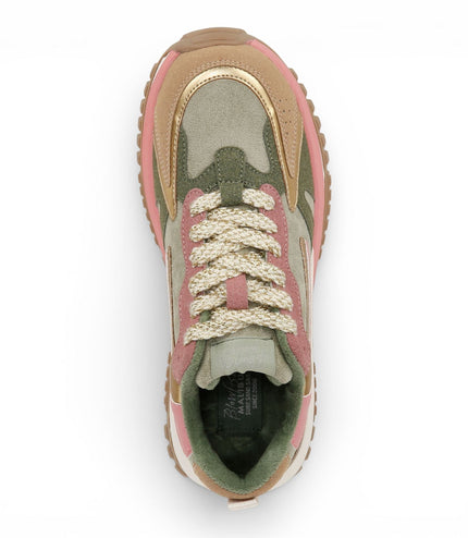 Blowfish Malibu Womens Green Pink Retro Sneaker Trainers - Leo