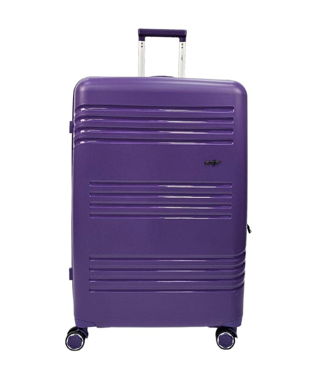 Camborne Large Hard Shell Suitcase in Purple
