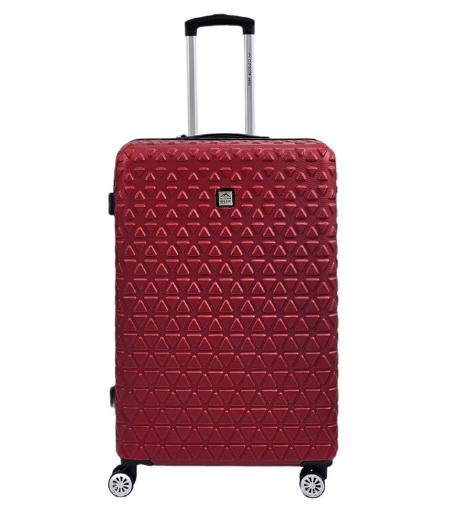 Adlington Large Hard Shell Suitcase in Burgundy