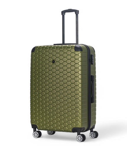 Noda Large Hard Shell Suitcase in Green