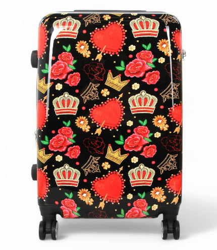 Ballina Medium Hard Shell Suitcase in Black Queen Rosses