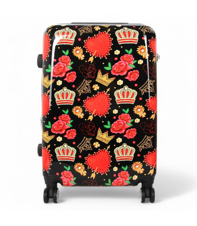 Ballina Medium Hard Shell Suitcase in Black Queen Rosses