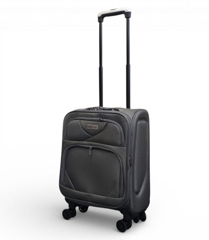Nagoya Underseat Soft Shell Suitcase in Grey