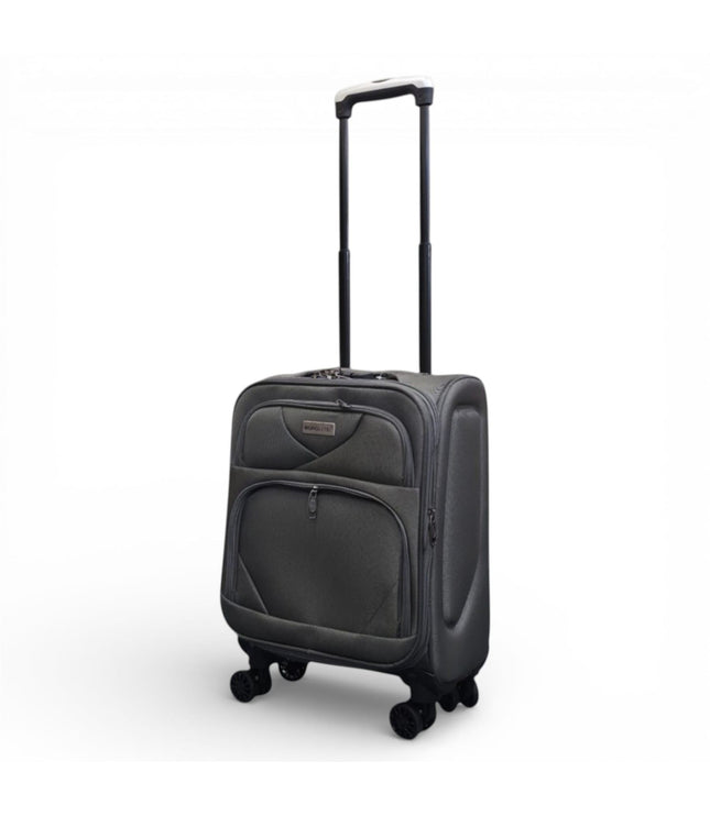 Nagoya Underseat Soft Shell Suitcase in Grey