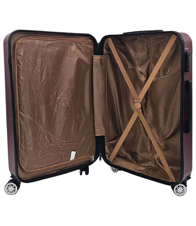 Chorley Extra Large Hard Shell Suitcase in Burgundy