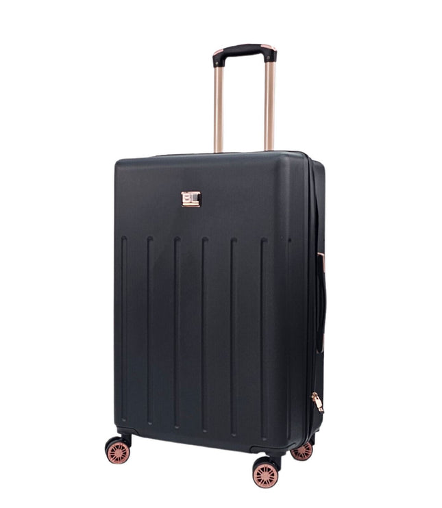 Cramlington Medium Soft Shell Suitcase in Black