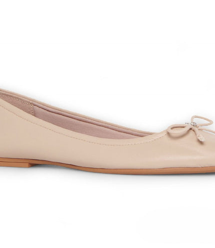 Windsorsmith Womens Blush Pink Leather Mocassin Flat Shoes - Babydoll