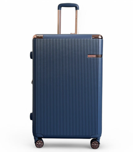 Cowra Large Hard Shell Suitcase in Navy Blue