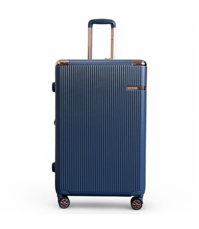 Cowra Large Hard Shell Suitcase in Navy Blue