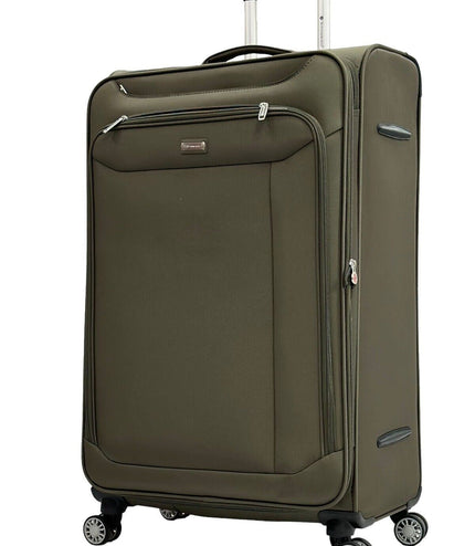 Cockermouth Large Soft Shell Suitcase in Khaki