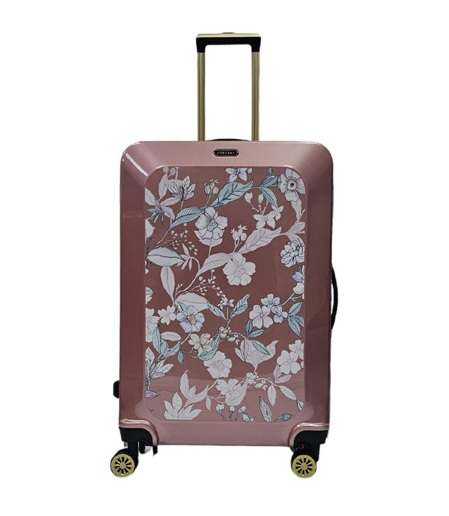 Canvey Large Hard Shell Suitcase in Pink