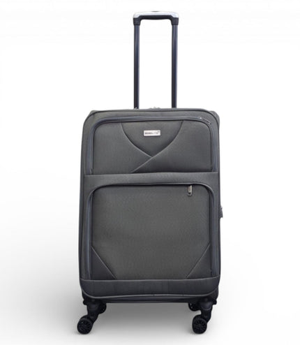 Nagoya Medium Soft Shell Suitcase in Grey