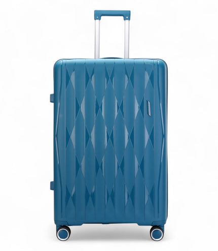 Burnaby Medium Hard Shell Suitcase in Teal Blue