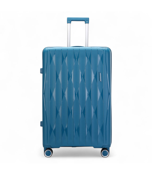 Burnaby Medium Hard Shell Suitcase in Teal Blue