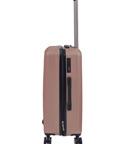 Alford Medium Hard Shell Suitcase in Rose Gold