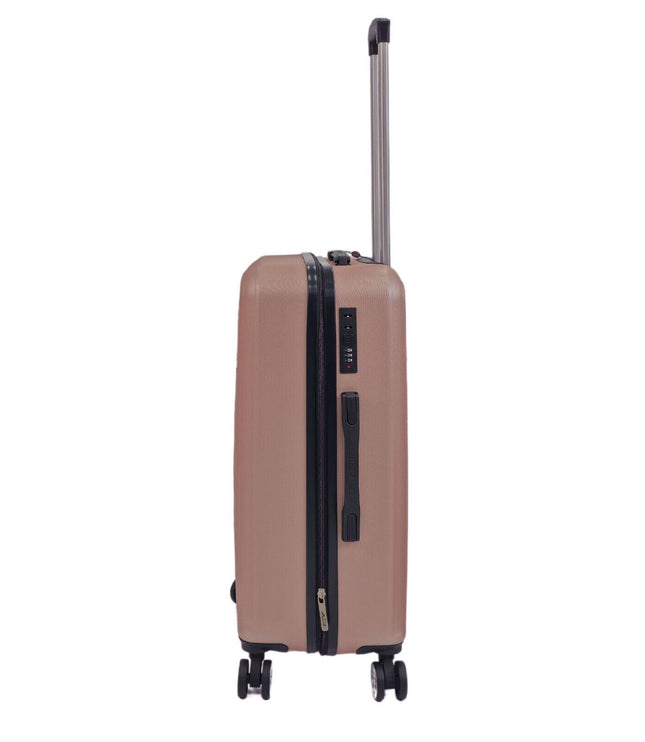 Alford Medium Hard Shell Suitcase in Rose Gold