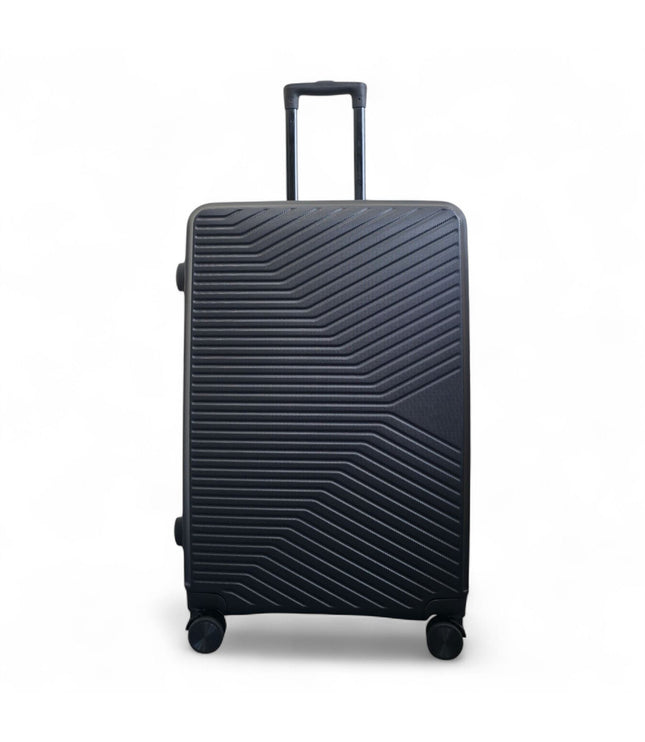 Junee Large Hard Shell Suitcase in Black