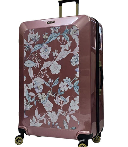 Canvey Extra Large Hard Shell Suitcase in Pink