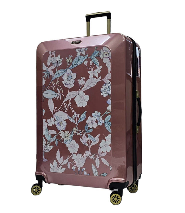 Canvey Extra Large Hard Shell Suitcase in Pink