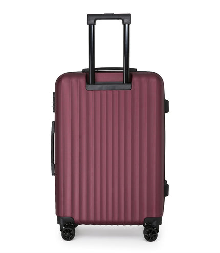 Edmonton Medium Hard Shell Suitcase in Burgundy