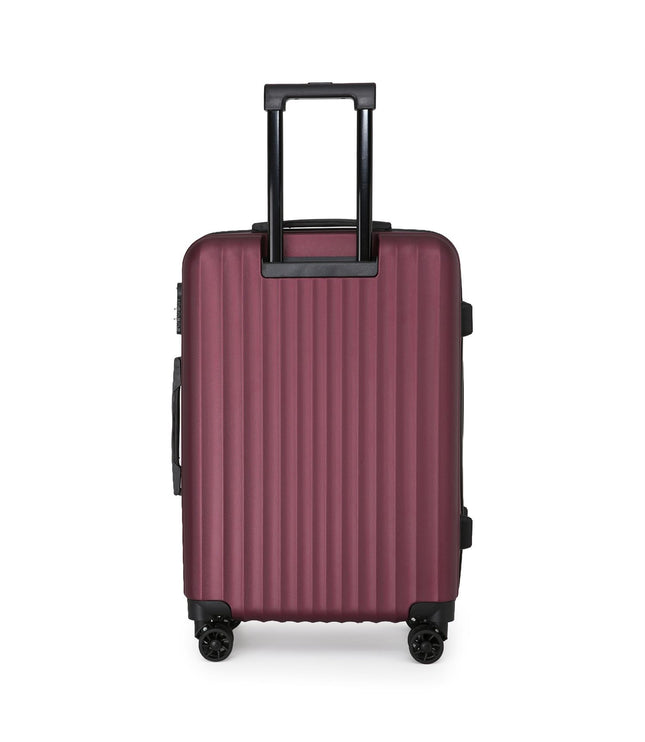 Edmonton Medium Hard Shell Suitcase in Burgundy
