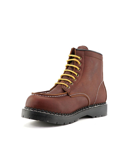 Grinders Unisex Burgundy Ryan Acs Leather Western Vintage Indy Boots