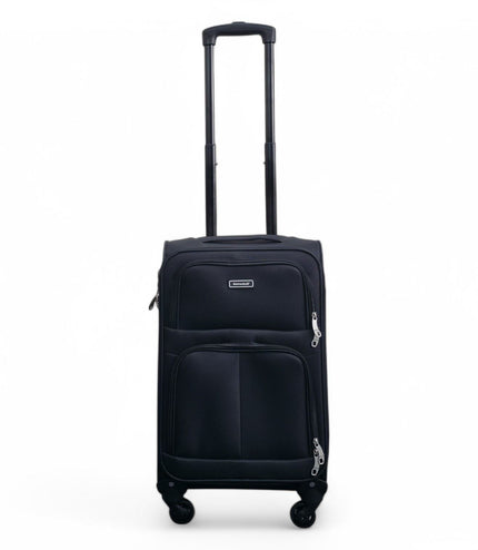 Tahara Cabin Soft Shell Suitcase in Black