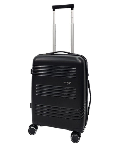 Camborne Cabin Hard Shell Suitcase in Black