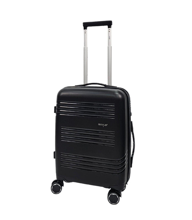Camborne Cabin Hard Shell Suitcase in Black