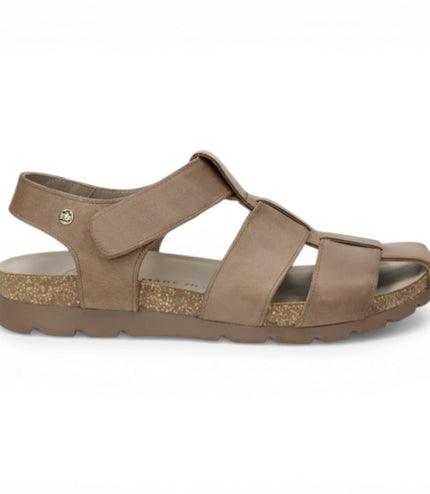 Panama Jack Men's Waterproof Taupe Leather Sandals - Stanley C8