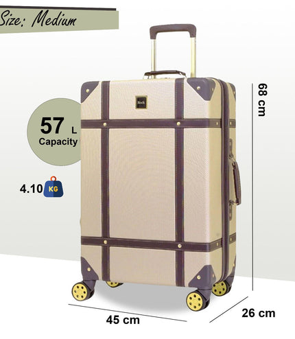 Alston Medium Hard Shell Suitcase in Gold