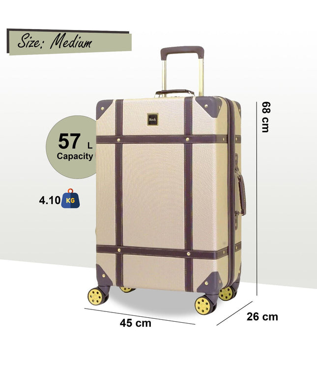 Alston Medium Hard Shell Suitcase in Gold