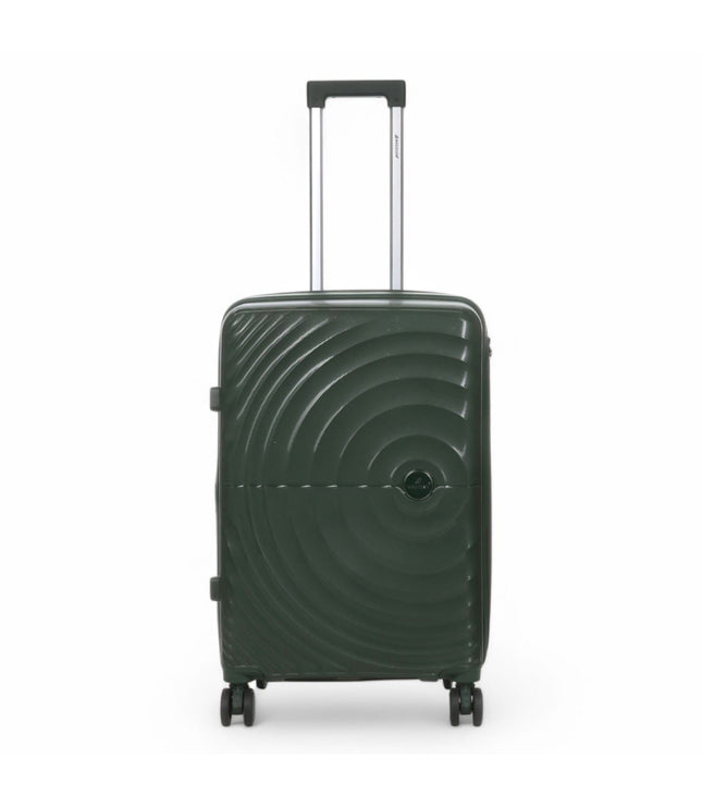 Balranald Medium Hard Shell Suitcase in Dark Green
