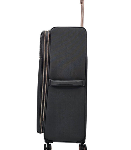 Bexley Large Soft Shell Suitcase in Grey