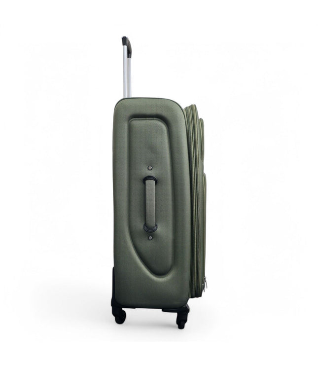 Nagoya Large Soft Shell Suitcase in Khaki