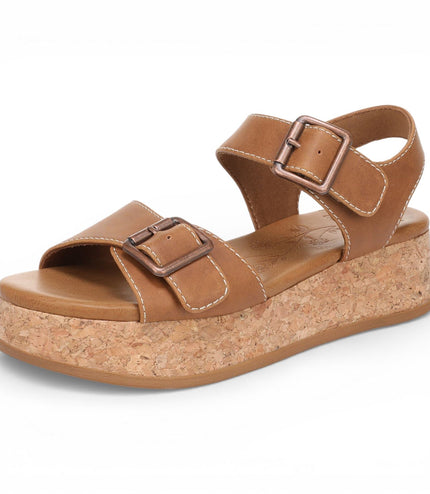 Blowfish Malibu Women’s Tan Faux Leather Platform Sandals - Magical