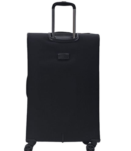 Corby Large Soft Shell Suitcase in Black