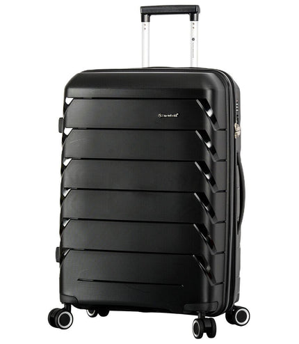 Cleckheaton Medium Hard Shell Suitcase in Black