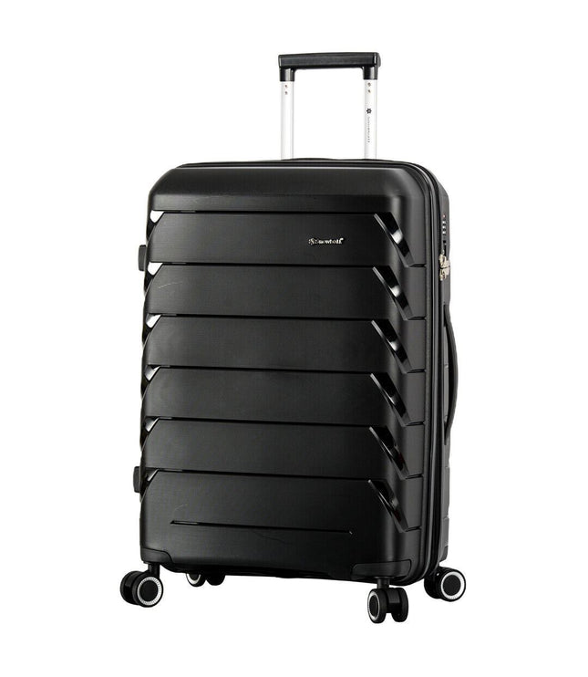 Cleckheaton Medium Hard Shell Suitcase in Black