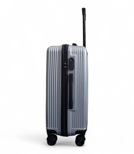 Junee Medium Hard Shell Suitcase in Silver