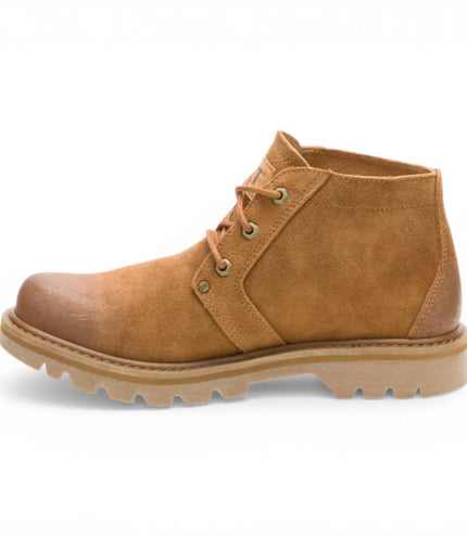 CAT (Caterpillar) Tan Leather Hiking Mid-Cut Chukka Ankle Boots - Grader
