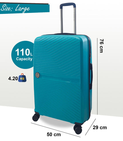 Acton Large Hard Shell Suitcase in Mint