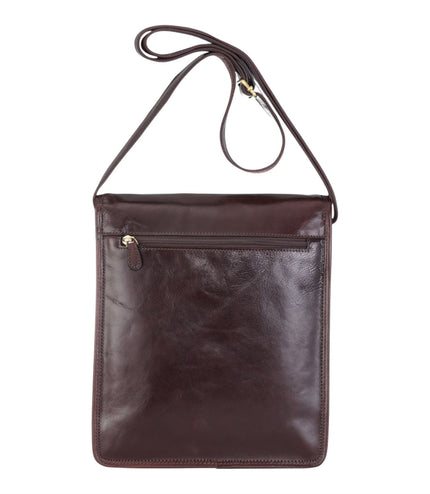 Leather Vintage Brown Messenger Shoulder Crossbody Travel Business Bag - Ranger