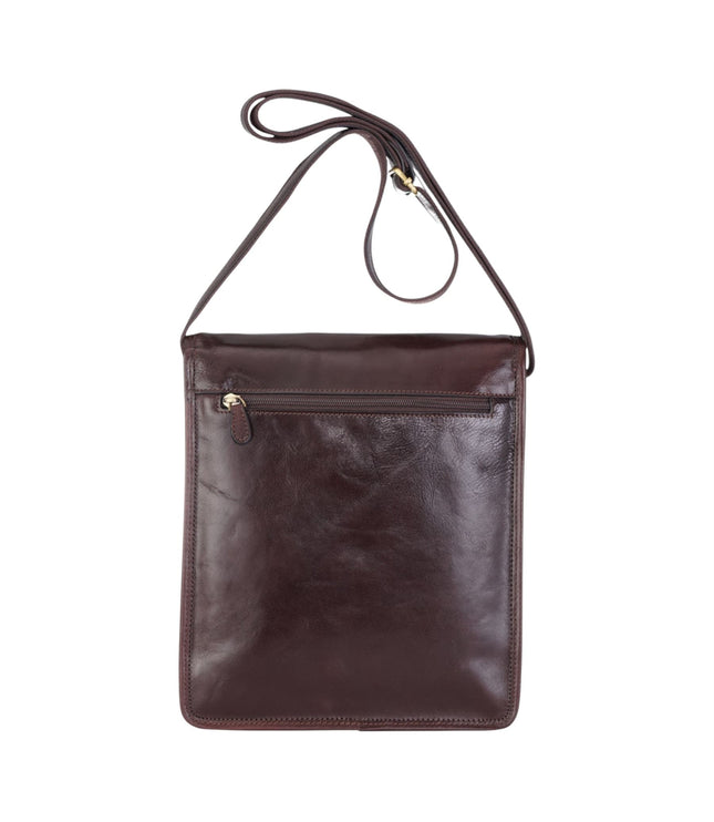 Leather Vintage Brown Messenger Shoulder Crossbody Travel Business Bag - Ranger