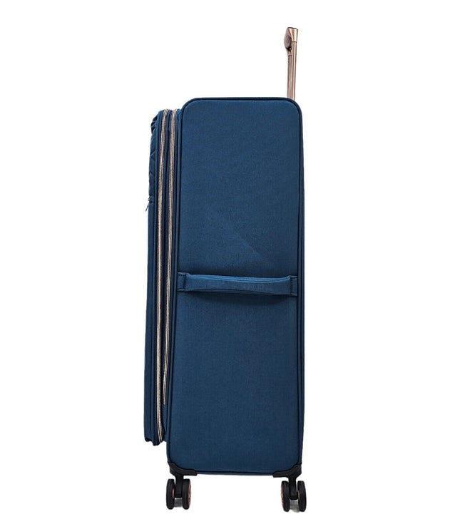 Bexley Large Soft Shell Suitcase in Teal