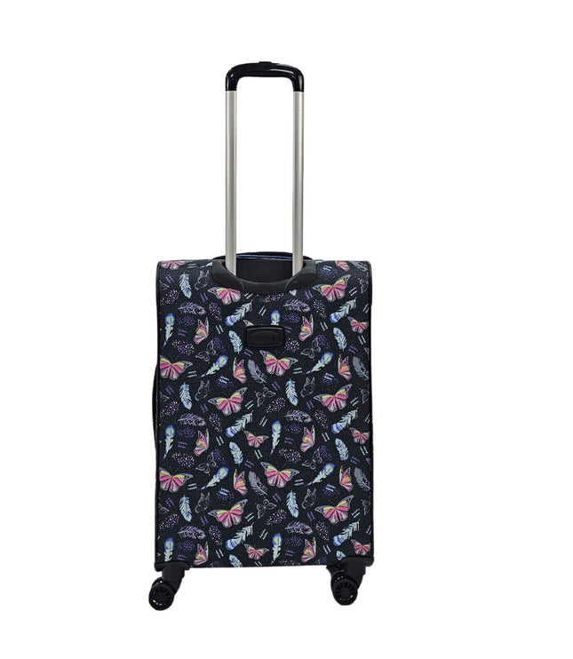 Ashbourne Medium Soft Shell Suitcase in Butterfly