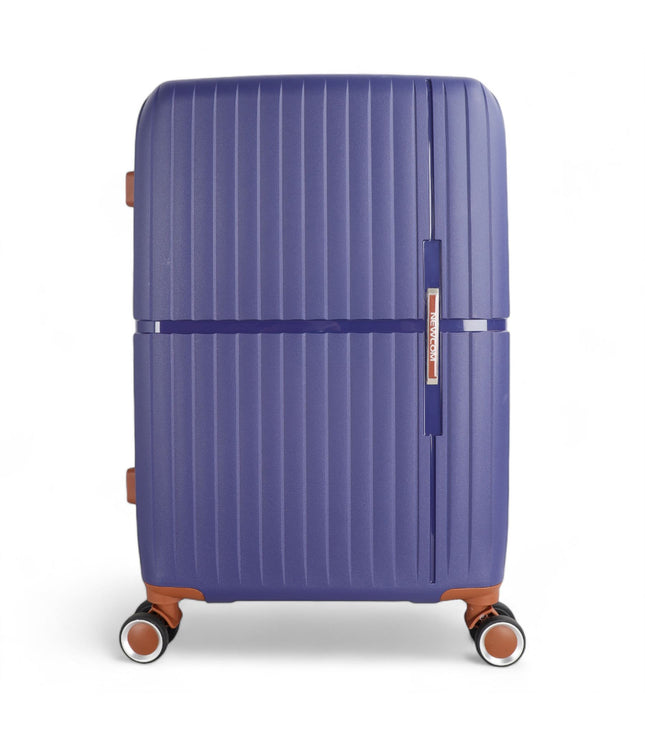 Corowa Large Hard Shell Suitcase in Teal Blue