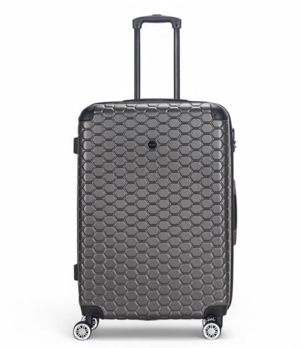 Noda Large Hard Shell Suitcase in Charcoal