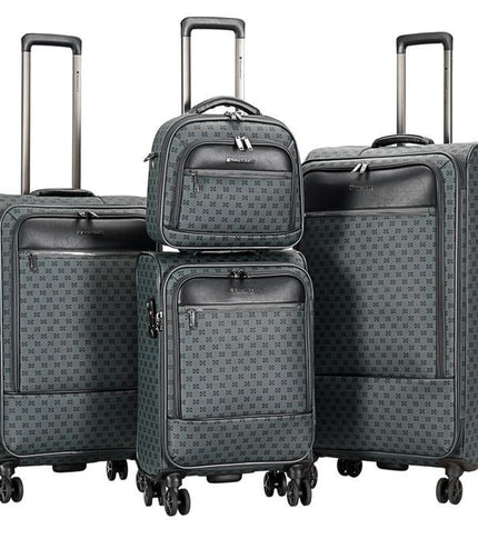 Corringham Set of 4 Soft Shell Suitcase in Grey